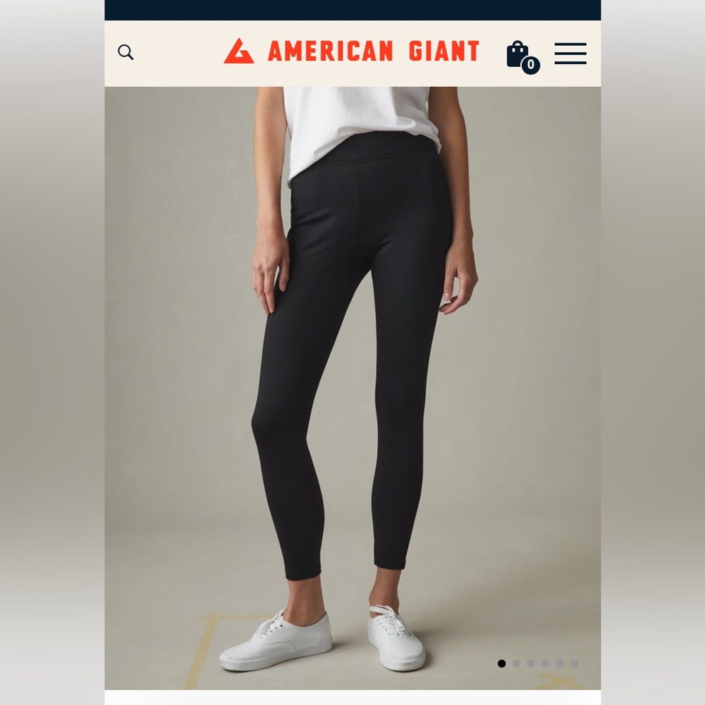 American Giant “No BS” pants size 2